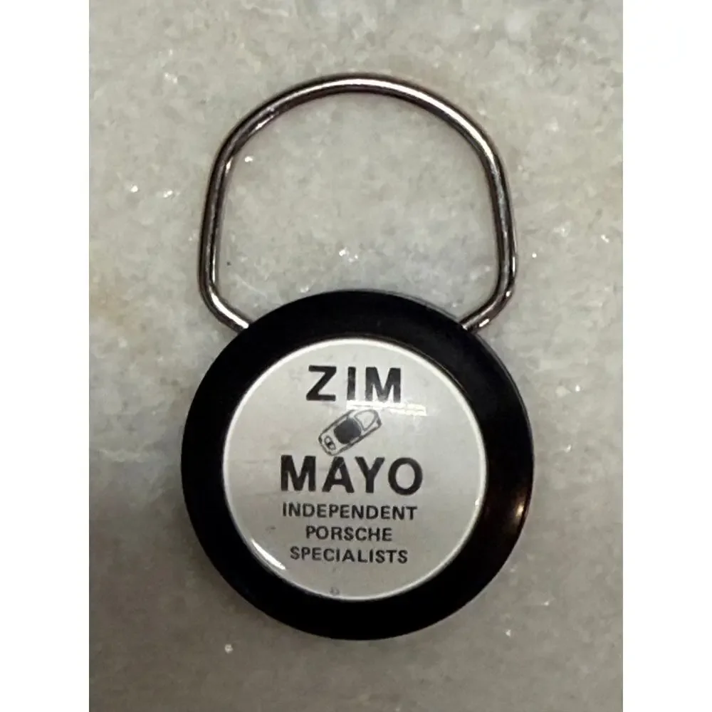 Zim Mayo Porche Bedford Texas Vintage Keychain